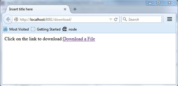 arquivo de documento de download de servlet